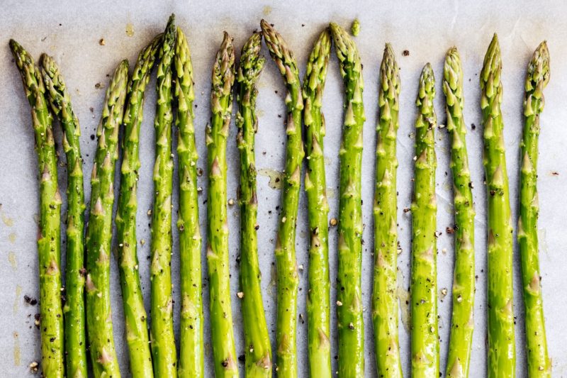roasted asparagus is one of our favorite healthy veggie recipes